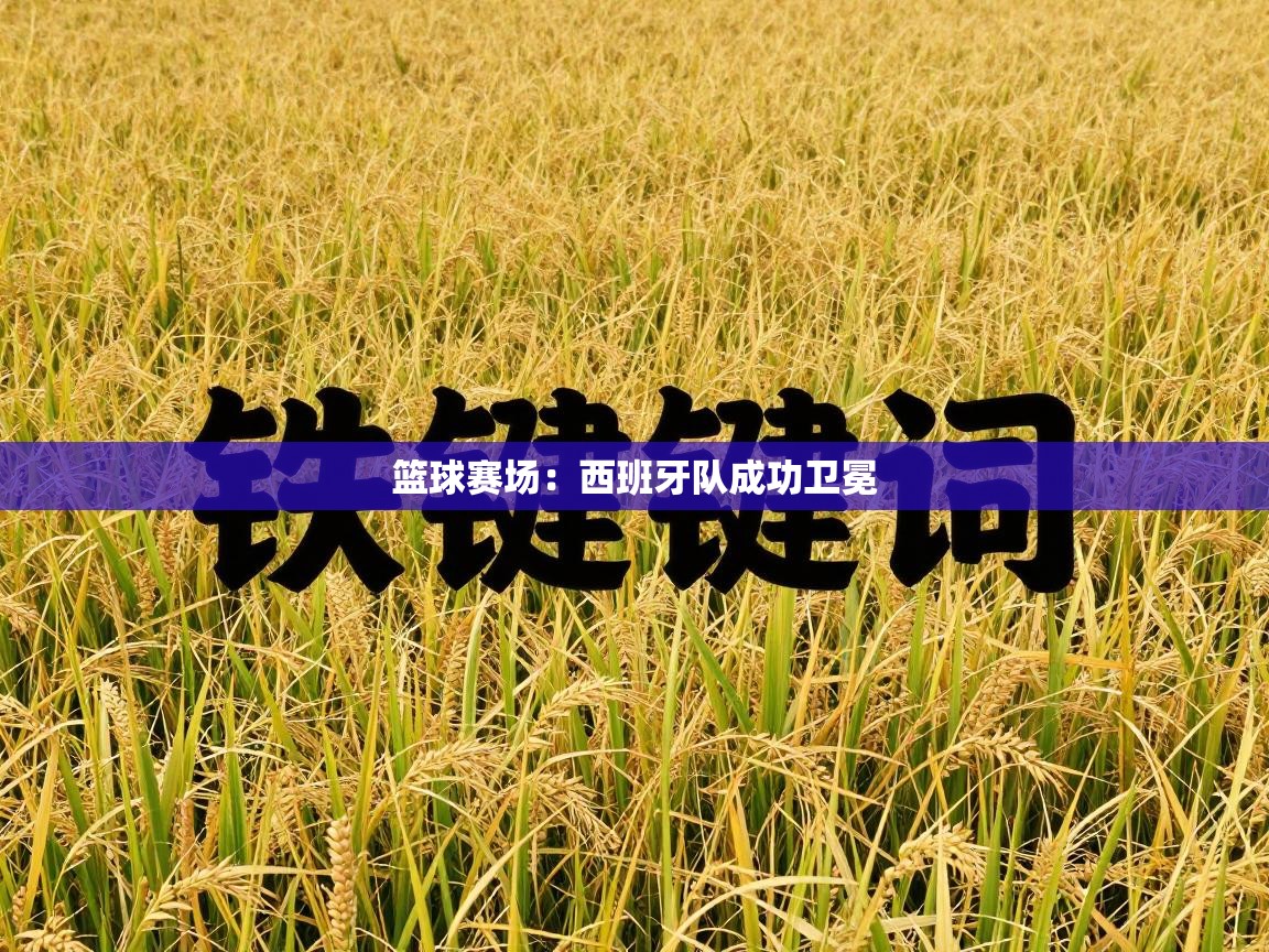 篮球赛场：西班牙队成功卫冕